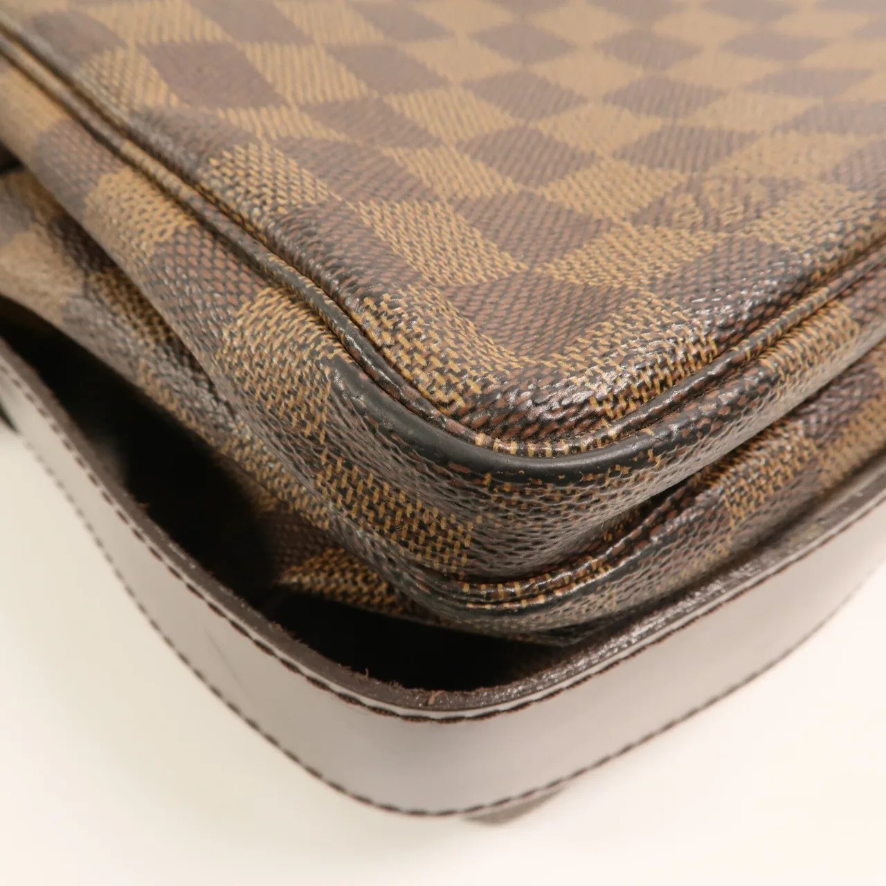 LOUIS VUITTON Naviglio N45255 Shoulder Bag Coated Canvas 棕色 Coated Canvas Rank A - Thumbnail 9