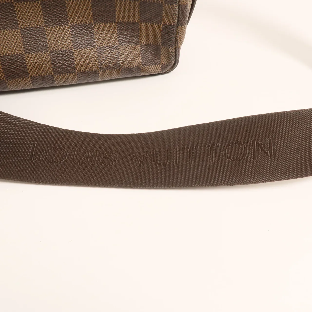 LOUIS VUITTON Naviglio N45255 Shoulder Bag Coated Canvas 棕色 Coated Canvas Rank A - Thumbnail 12