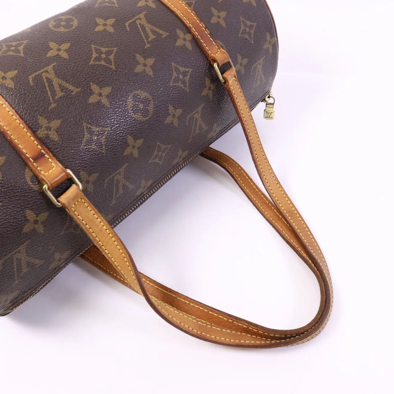 LOUIS VUITTON Papillon M51385 Handbag Coated Canvas 棕色 / Brow Coated Canvas Rank B - Thumbnail 9