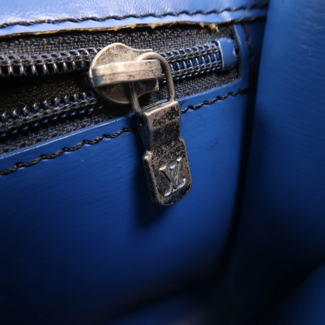 LOUIS VUITTON M52575 Shoulder Bag Calfskin 藍色 / Blue Calfskin Rank B - Thumbnail 15