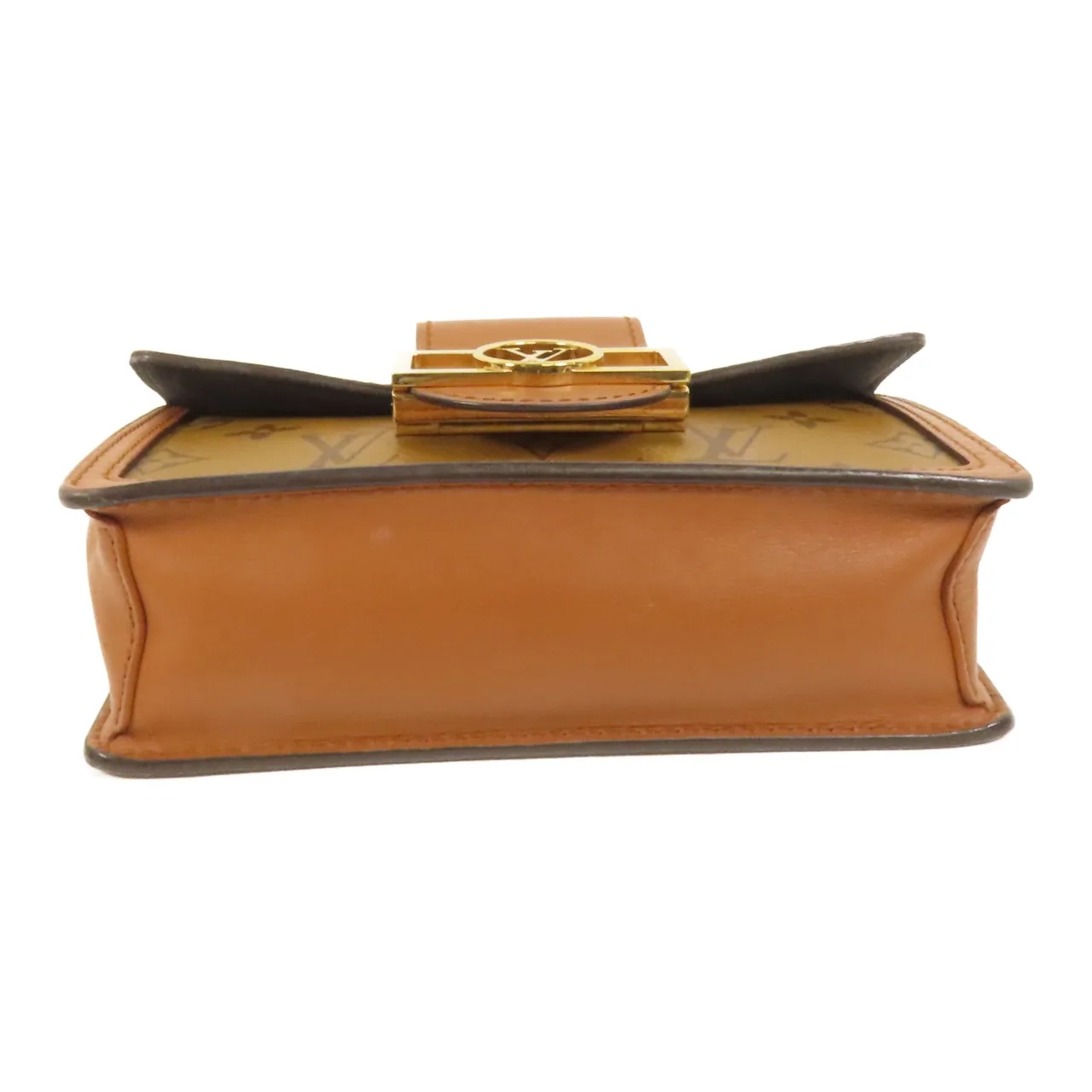 LOUIS VUITTON Mini Dauphine M45959 Shoulder Bag Coated Canvas 棕色 / Brown Coated Canvas Rank B - Thumbnail 4