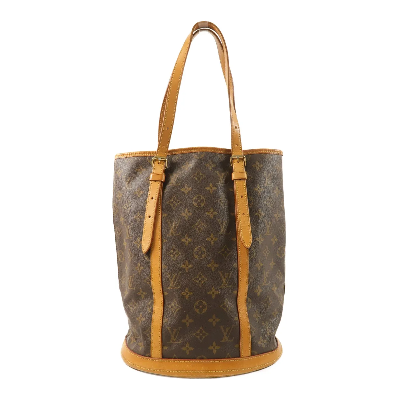 LOUIS VUITTON Bucket M42236 Tote Bag Coated Canvas 棕色