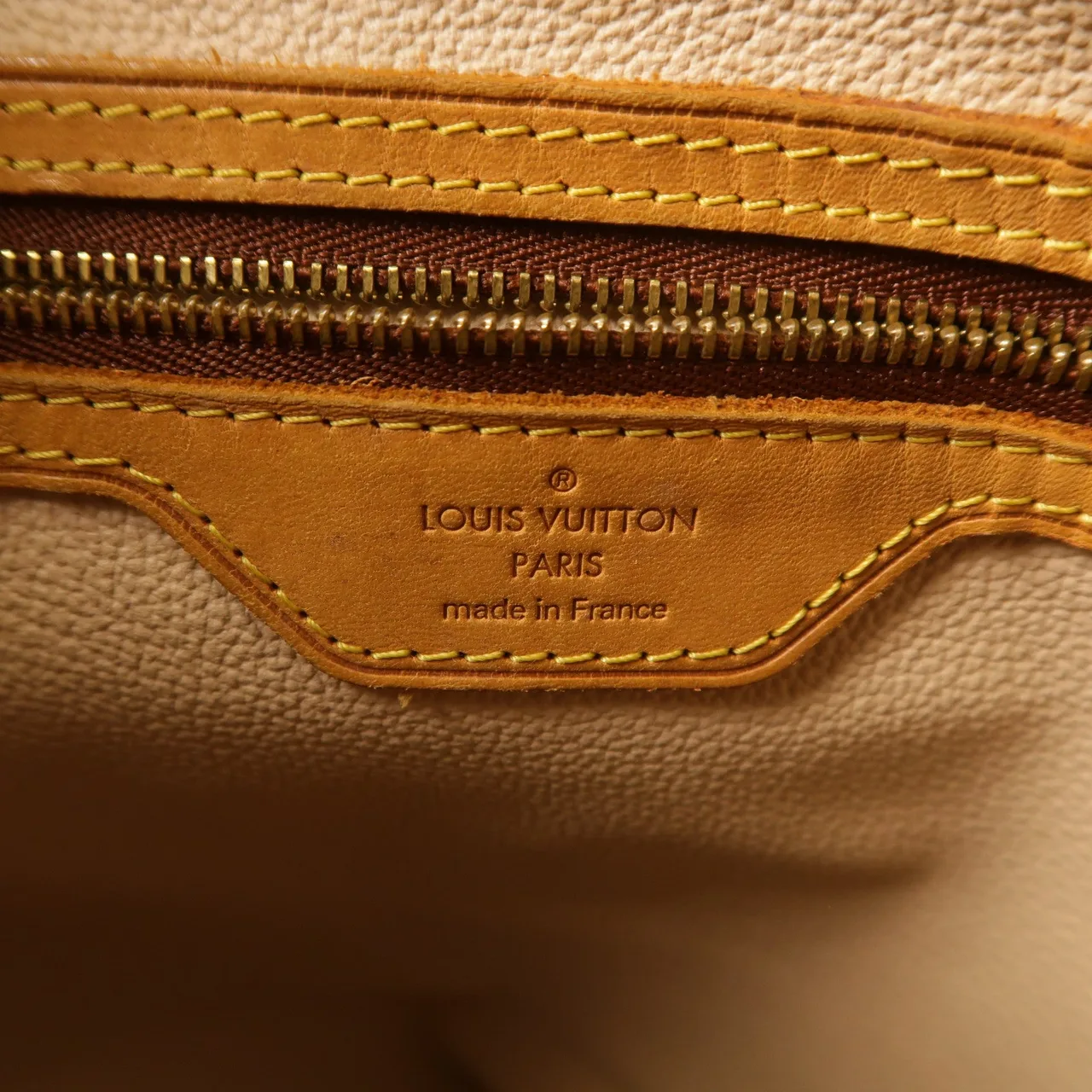 LOUIS VUITTON Bucket M42236 Tote Bag Coated Canvas 棕色 Coated Canvas Rank B - Thumbnail 6