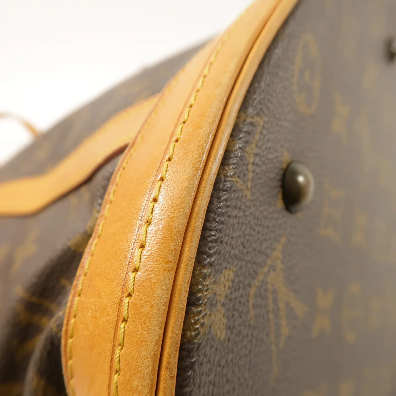 LOUIS VUITTON Bucket M42236 Tote Bag Coated Canvas 棕色 Coated Canvas Rank B - Thumbnail 12