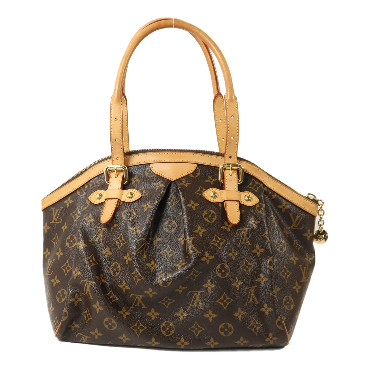 LOUIS VUITTON Tivoli M40144 Shoulder Bag Coated Canvas 棕色 Coated Canvas Rank A - Thumbnail 2