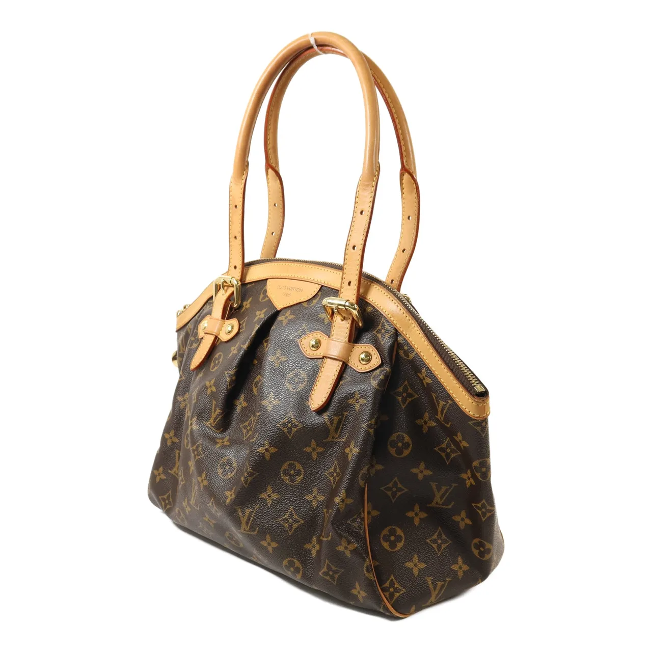 LOUIS VUITTON Tivoli M40144 Shoulder Bag Coated Canvas 棕色 Coated Canvas Rank A - Thumbnail 3