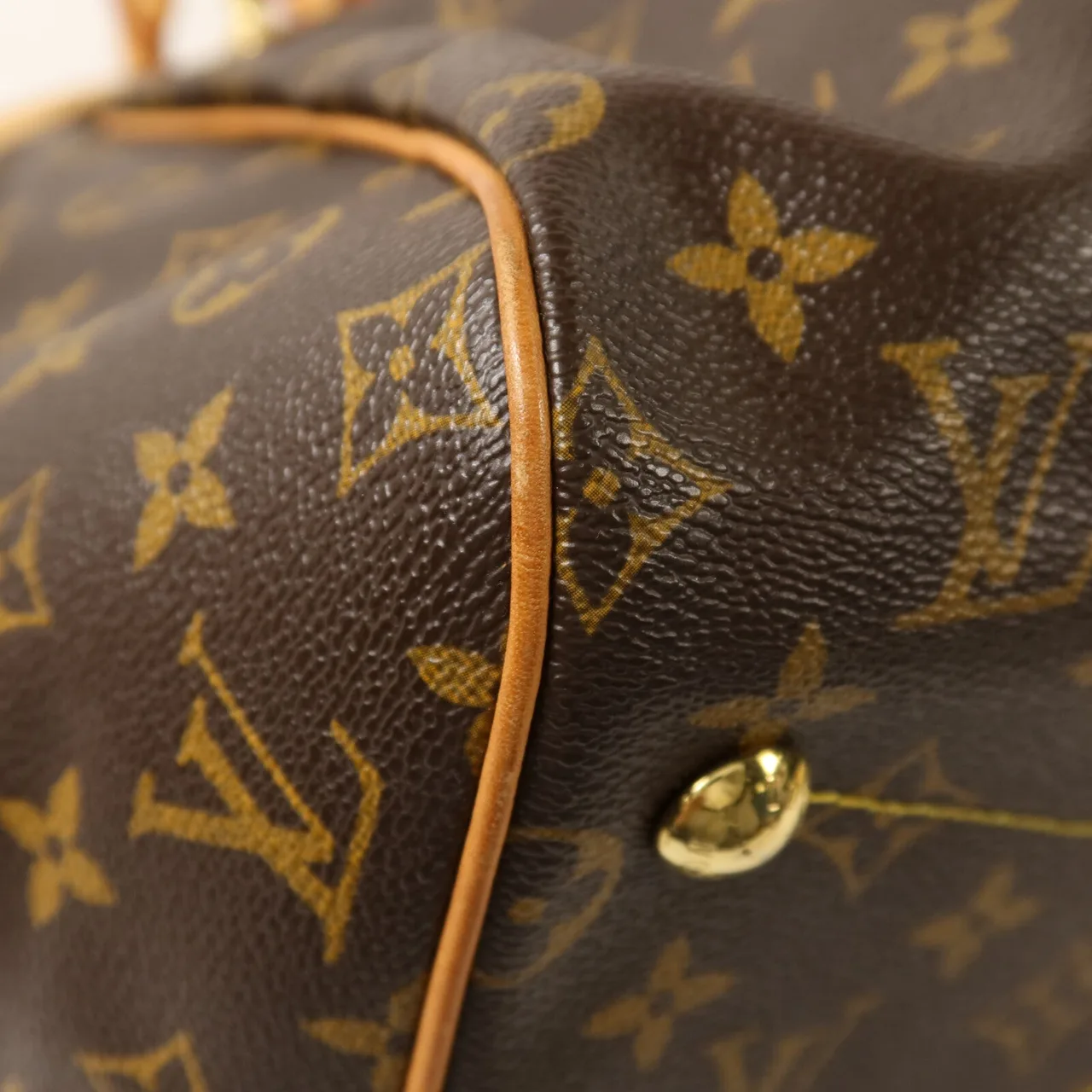 LOUIS VUITTON Tivoli M40144 Shoulder Bag Coated Canvas 棕色 Coated Canvas Rank A - Thumbnail 13