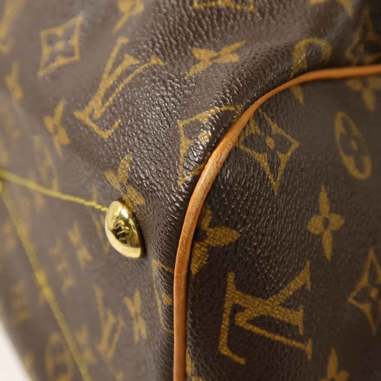 LOUIS VUITTON Tivoli M40144 Shoulder Bag Coated Canvas 棕色 Coated Canvas Rank A - Thumbnail 14