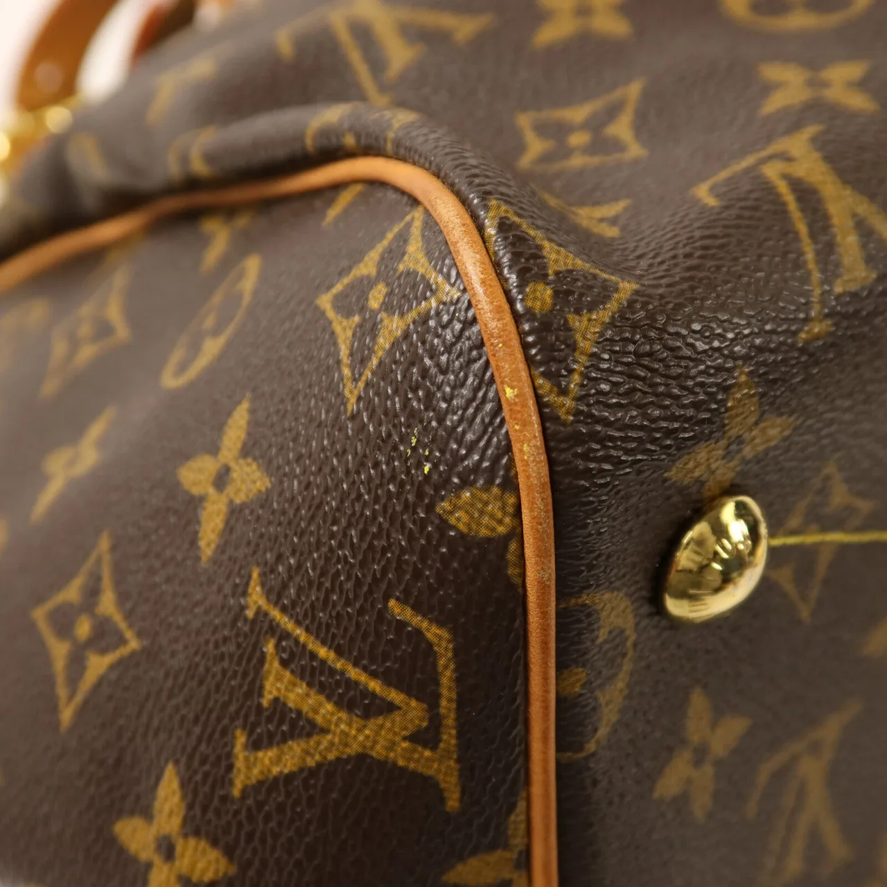 LOUIS VUITTON Tivoli M40144 Shoulder Bag Coated Canvas 棕色 Coated Canvas Rank A - Thumbnail 15