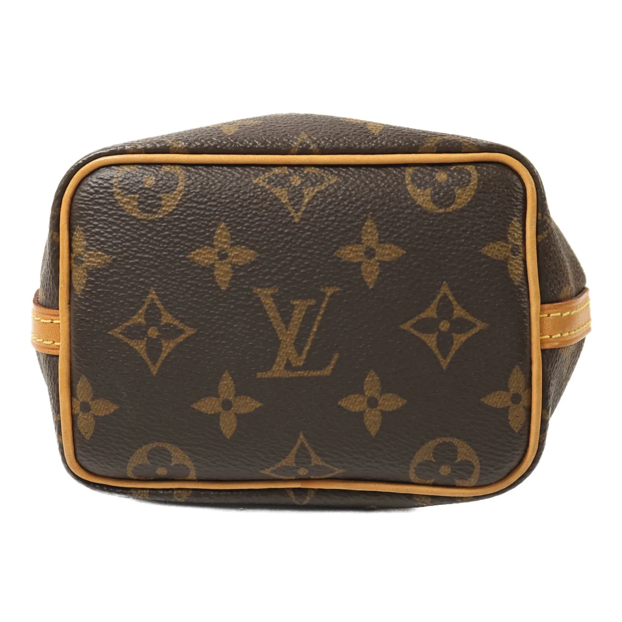 LOUIS VUITTON Nano Noe M41346 Shoulder Bag Coated Canvas 棕色 Coated Canvas Rank B - Thumbnail 4
