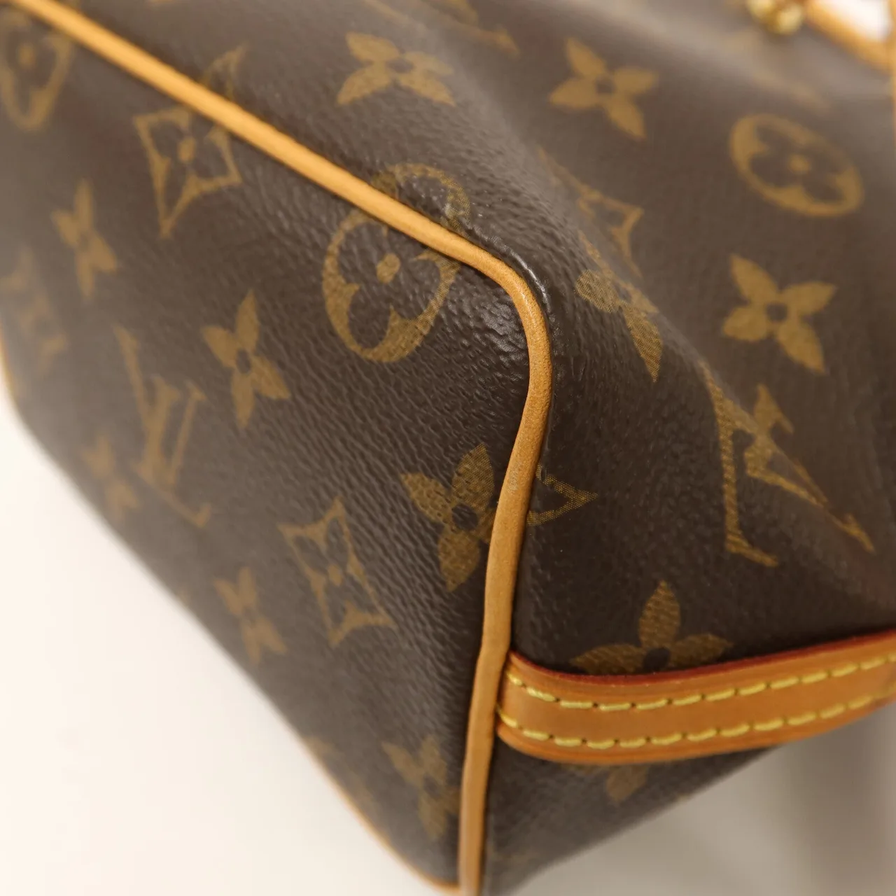 LOUIS VUITTON Nano Noe M41346 Shoulder Bag Coated Canvas 棕色 Coated Canvas Rank B - Thumbnail 12