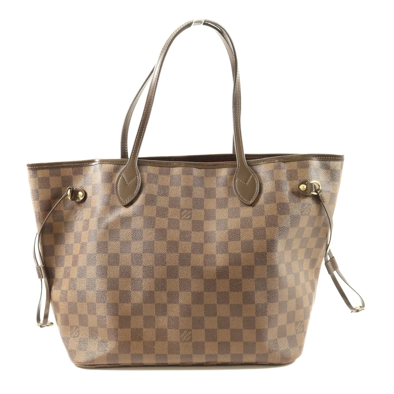 LOUIS VUITTON Neverfull N41358 Tote Bag Coated Canvas 棕色