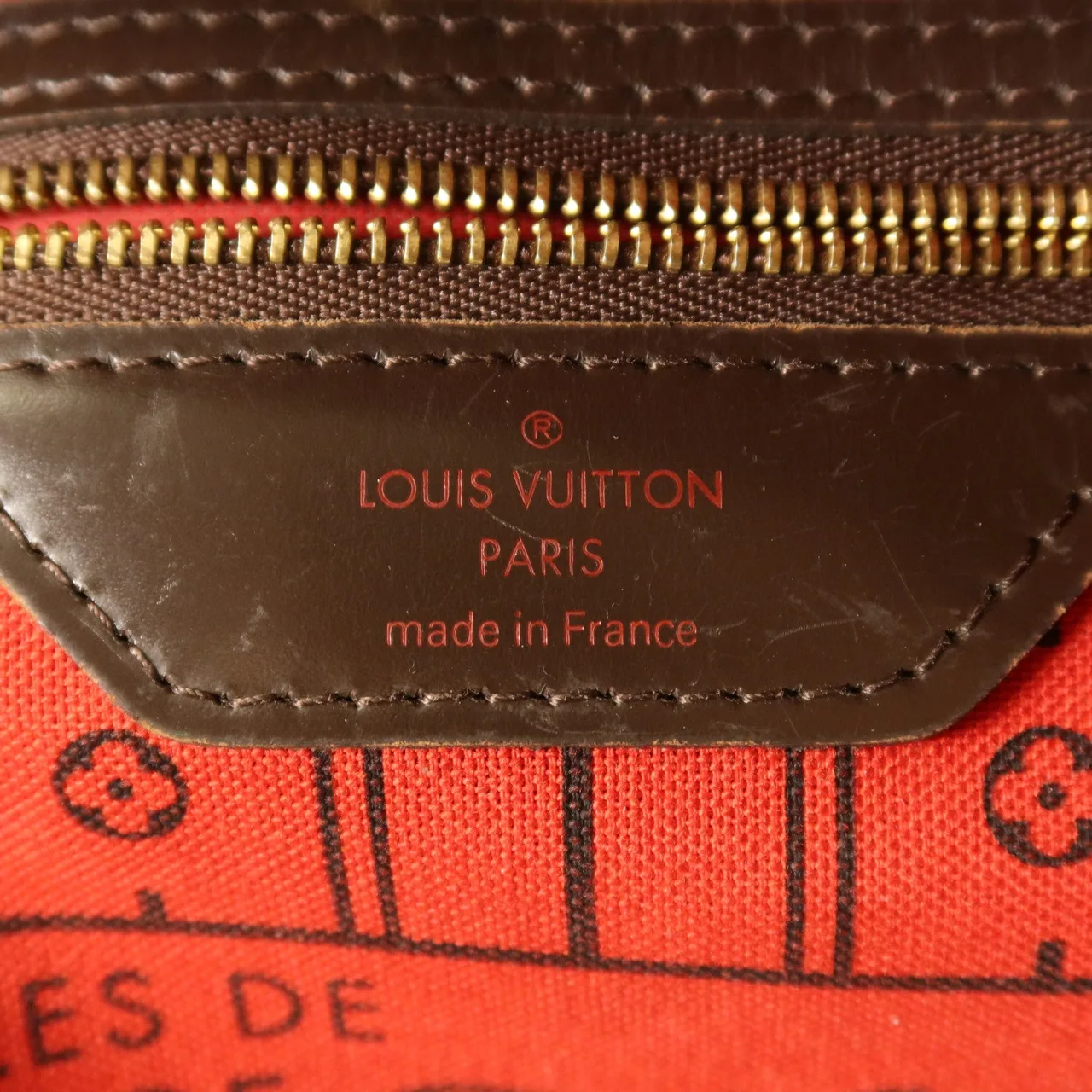 LOUIS VUITTON Neverfull N41358 Tote Bag Coated Canvas 棕色 Coated Canvas Rank B - Thumbnail 7