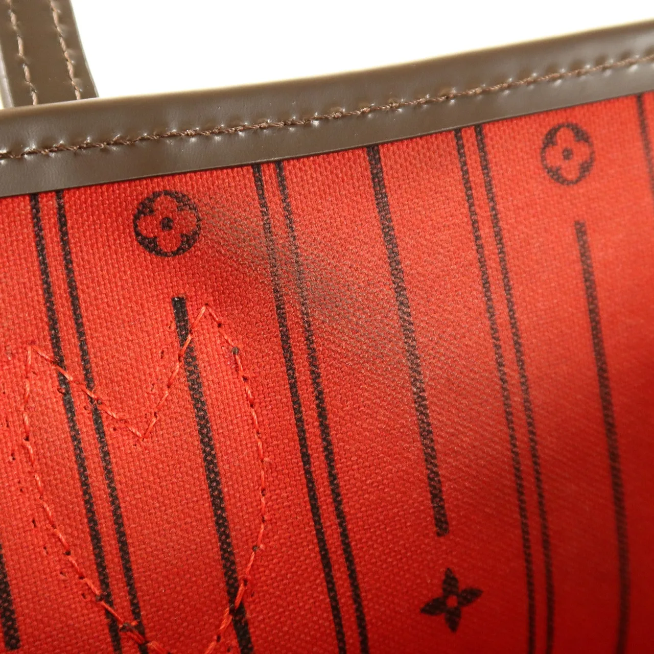 LOUIS VUITTON Neverfull N41358 Tote Bag Coated Canvas 棕色 Coated Canvas Rank B - Thumbnail 9