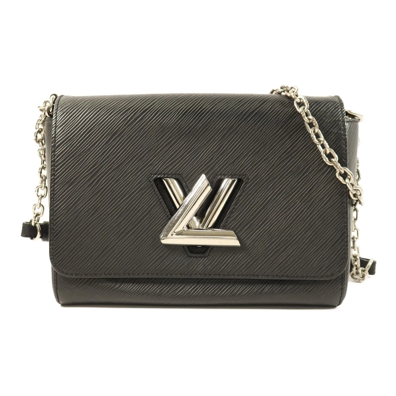LOUIS VUITTON Twist M21110 Shoulder Bag Calfskin 黑色