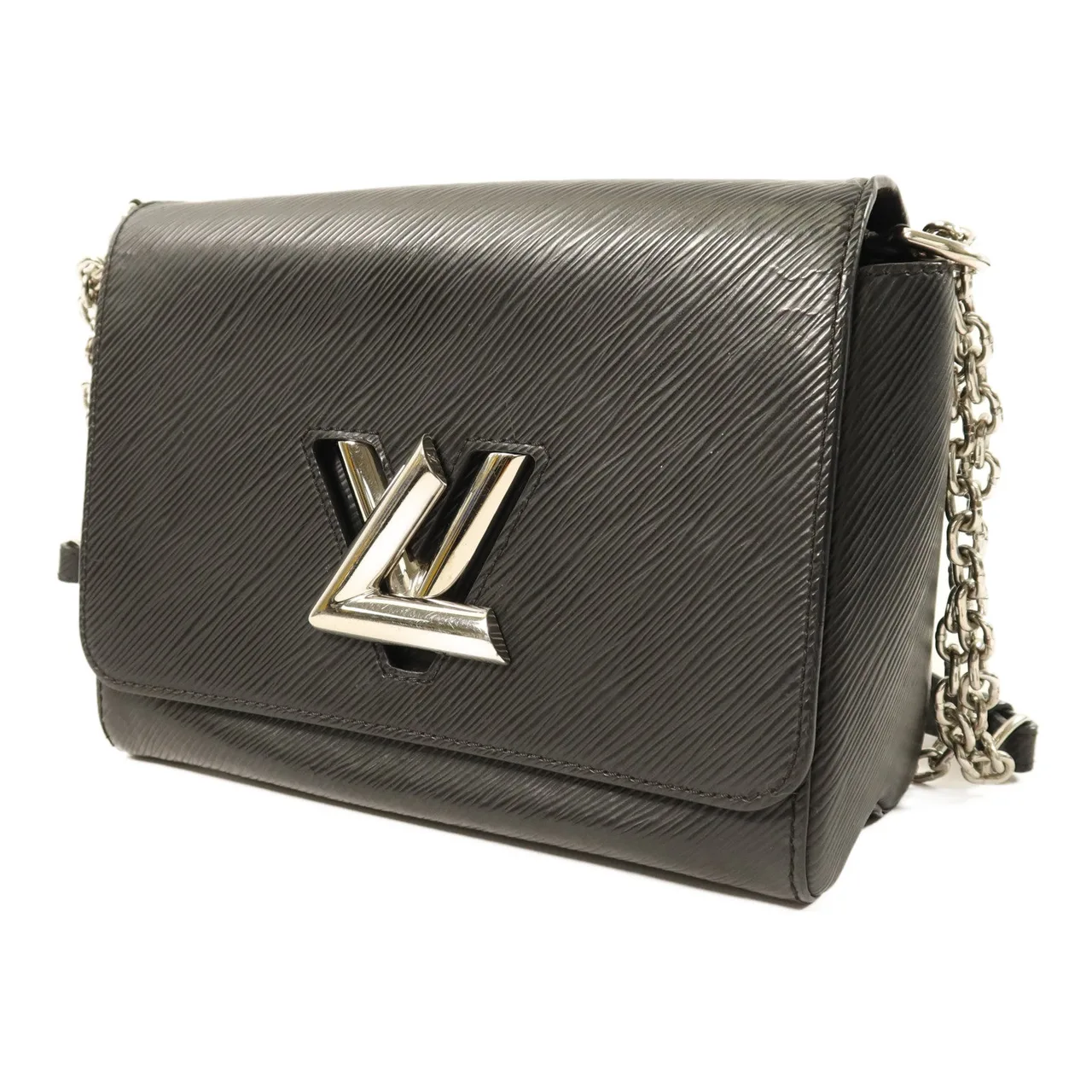 LOUIS VUITTON Twist M21110 Shoulder Bag Calfskin 黑色 Calfskin Rank B - Thumbnail 3