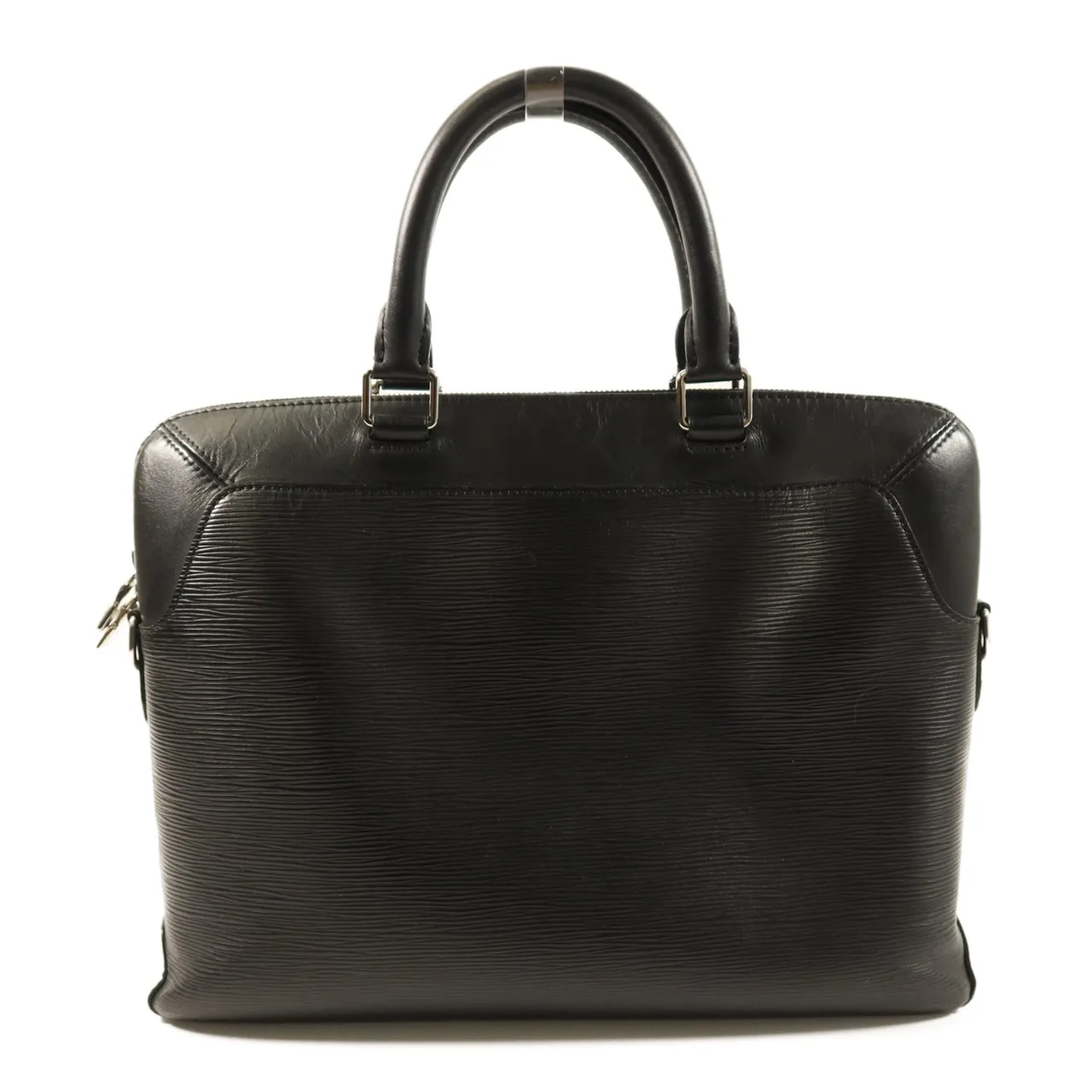 LOUIS VUITTON M51689 2-Way Bag Calfskin 黑色 Calfskin Rank B - Thumbnail 2