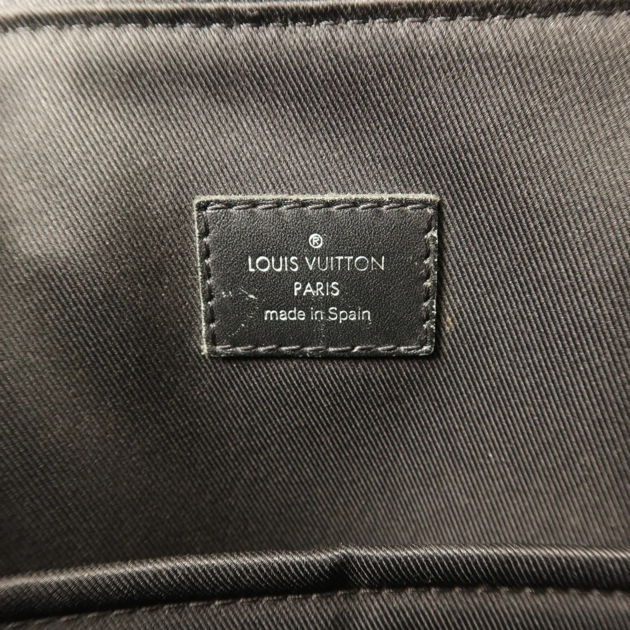 LOUIS VUITTON M51689 2-Way Bag Calfskin 黑色 Calfskin Rank B - Thumbnail 7