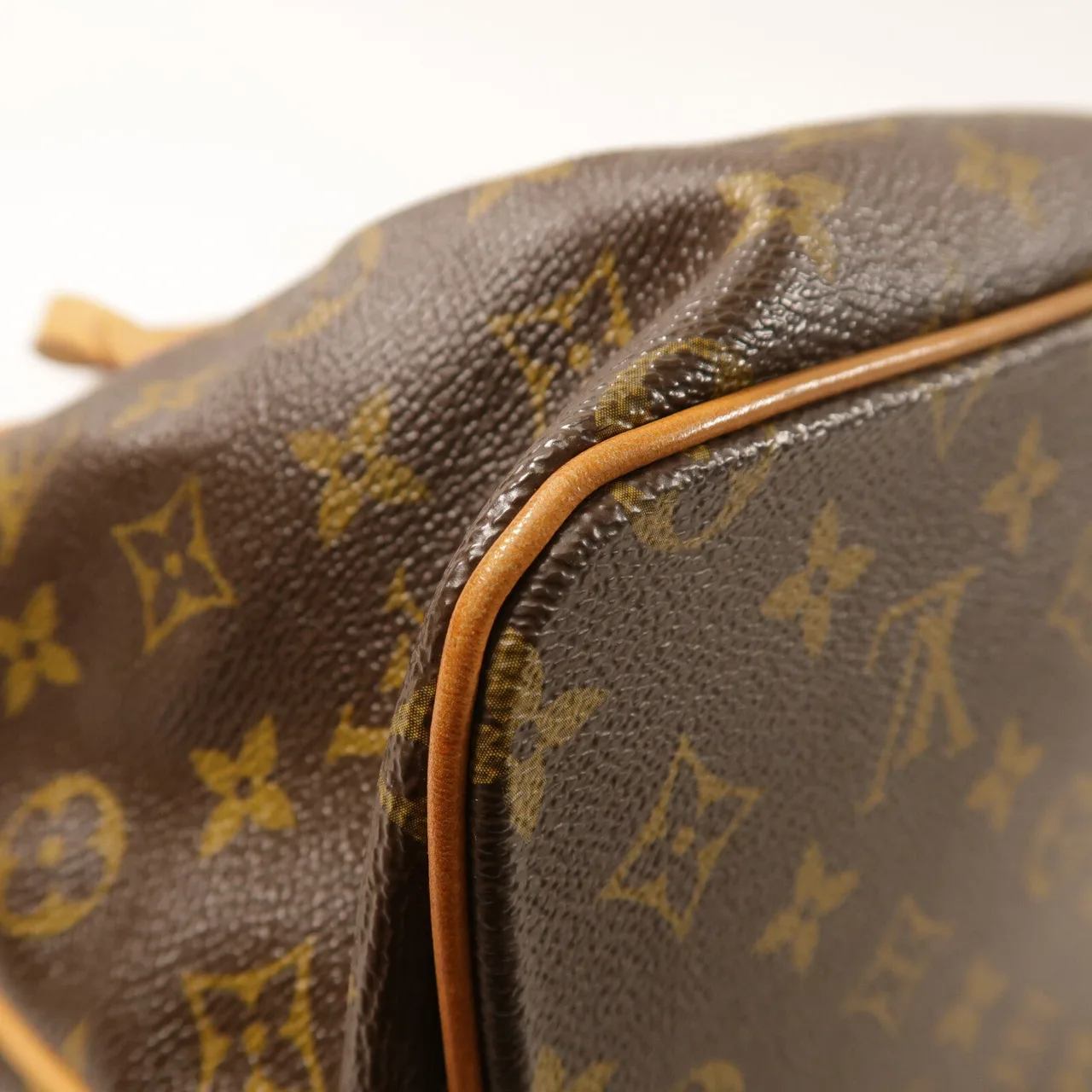 LOUIS VUITTON Palermo M40145 兩用包 塗層帆布 棕色 塗層帆布 中古品B - 縮圖 11