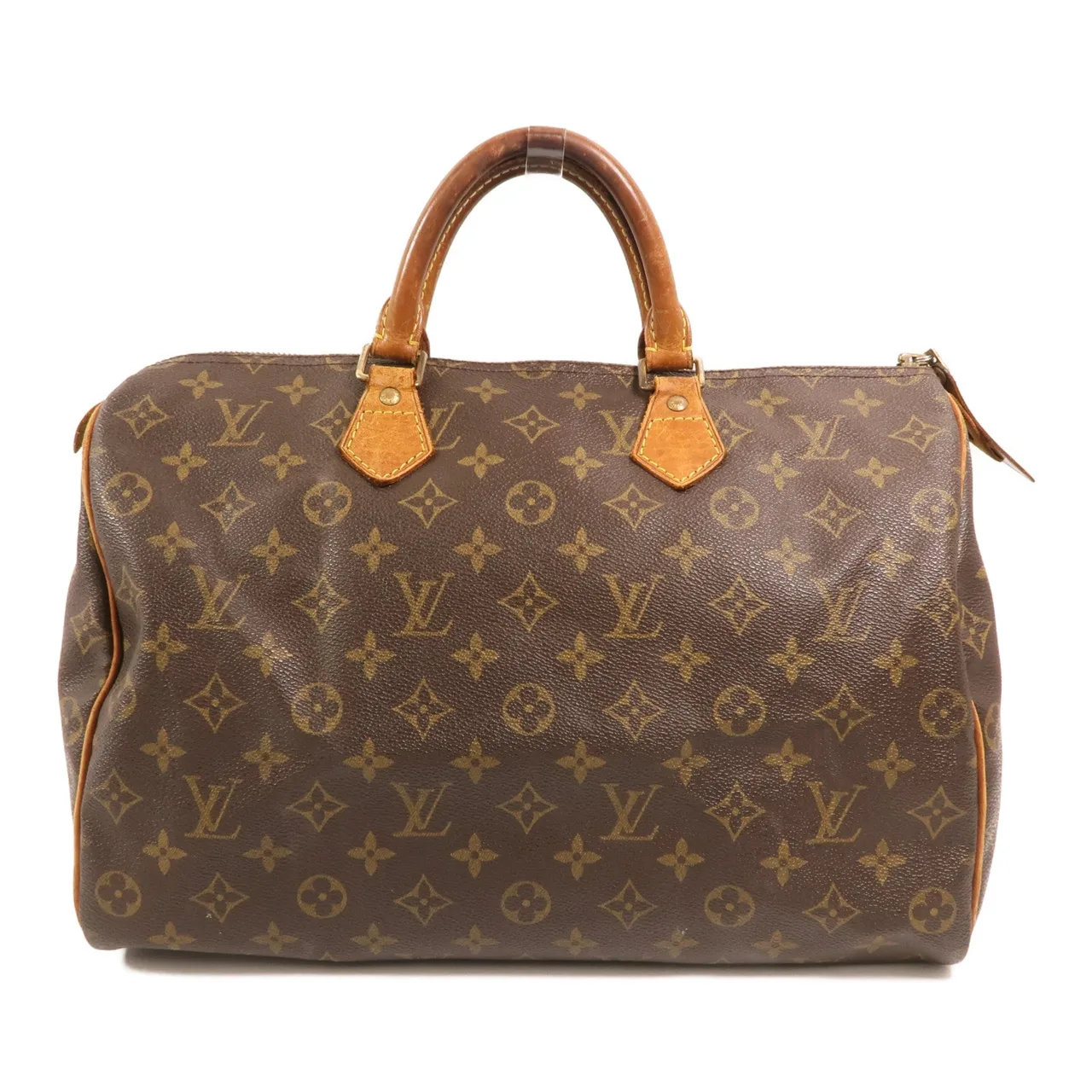 LOUIS VUITTON Speedy M41524 Handbag Coated Canvas 棕色 / Brown