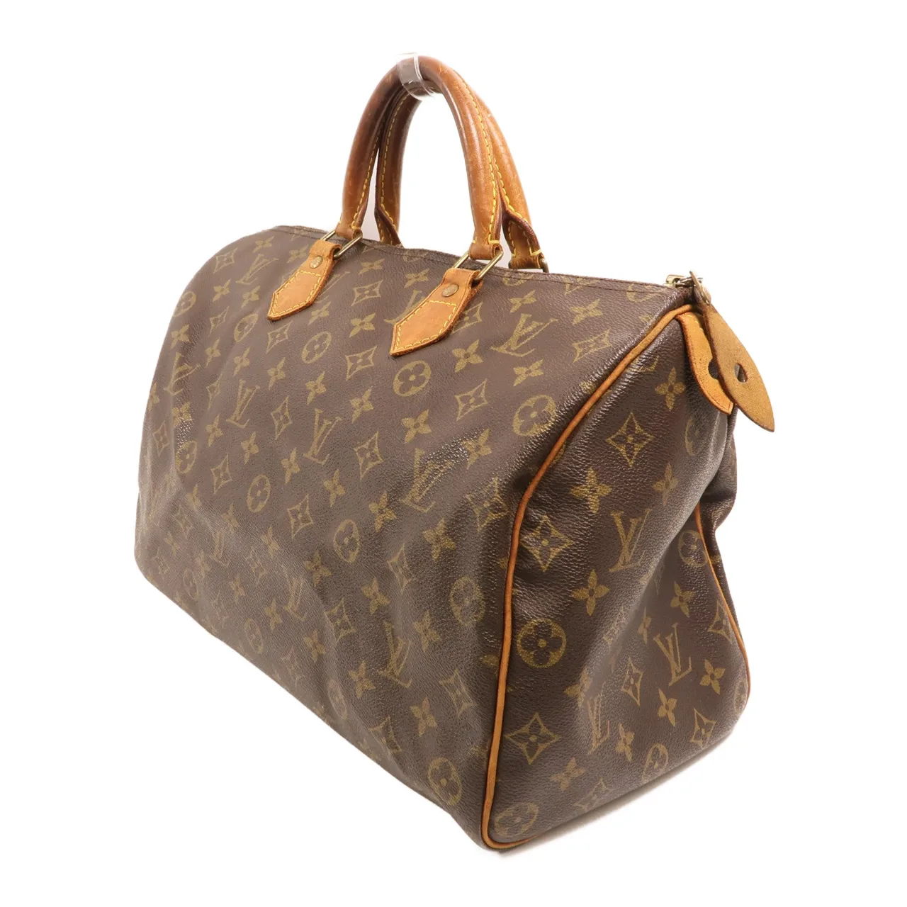 LOUIS VUITTON Speedy M41524 手提包 塗層帆布 棕色 / Brown 塗層帆布 中古品C - 縮圖 3