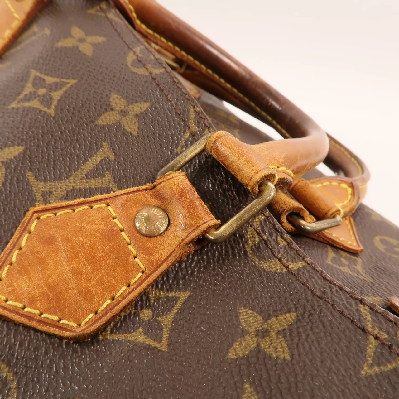 LOUIS VUITTON Speedy M41524 手提包 塗層帆布 棕色 / Brown 塗層帆布 中古品C - 縮圖 14