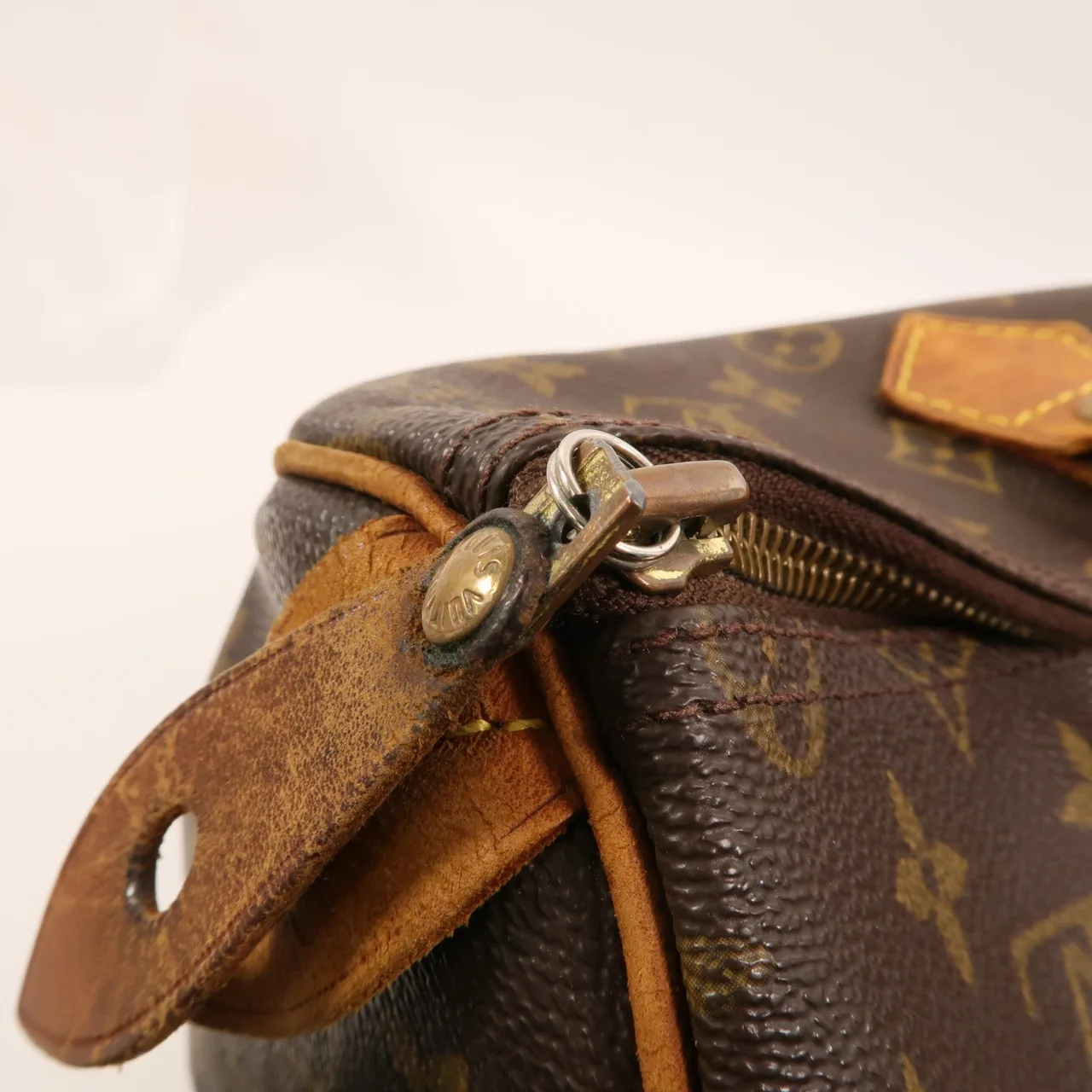 LOUIS VUITTON Speedy M41524 手提包 塗層帆布 棕色 / Brown 塗層帆布 中古品C - 縮圖 15