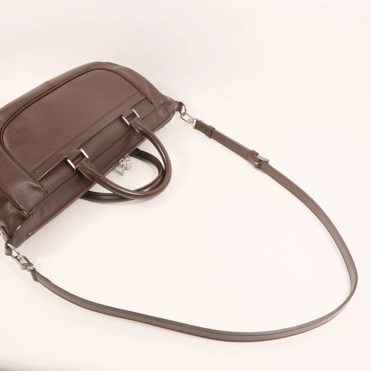 LOUIS VUITTON Dhanura M5910D 2-Way Bag Calfskin 棕色 / Brown Calfskin Rank A - Thumbnail 8