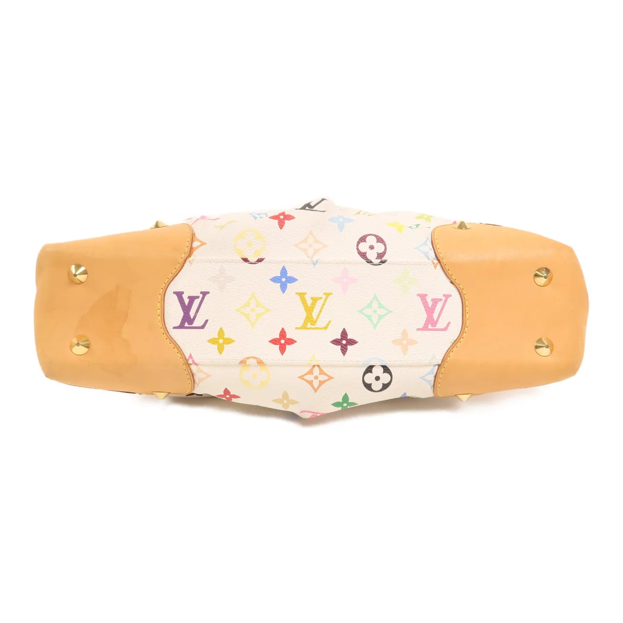 LOUIS VUITTON Judy M40255 兩用包 塗層帆布 白色 / White 塗層帆布 中古品B - 縮圖 4