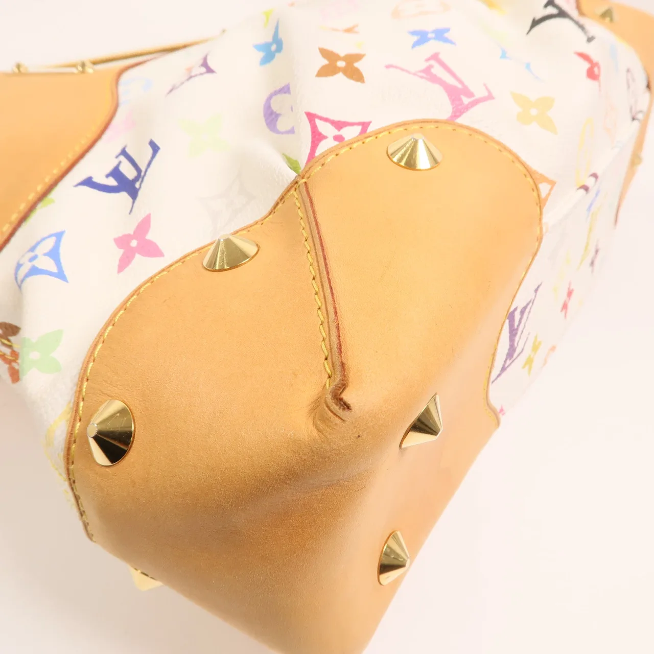 LOUIS VUITTON Judy M40255 兩用包 塗層帆布 白色 / White 塗層帆布 中古品B - 縮圖 10