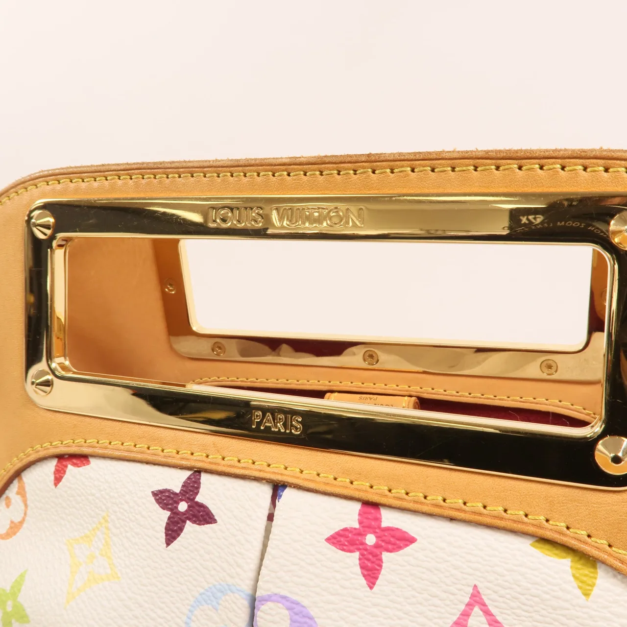 LOUIS VUITTON Judy M40255 兩用包 塗層帆布 白色 / White 塗層帆布 中古品B - 縮圖 14