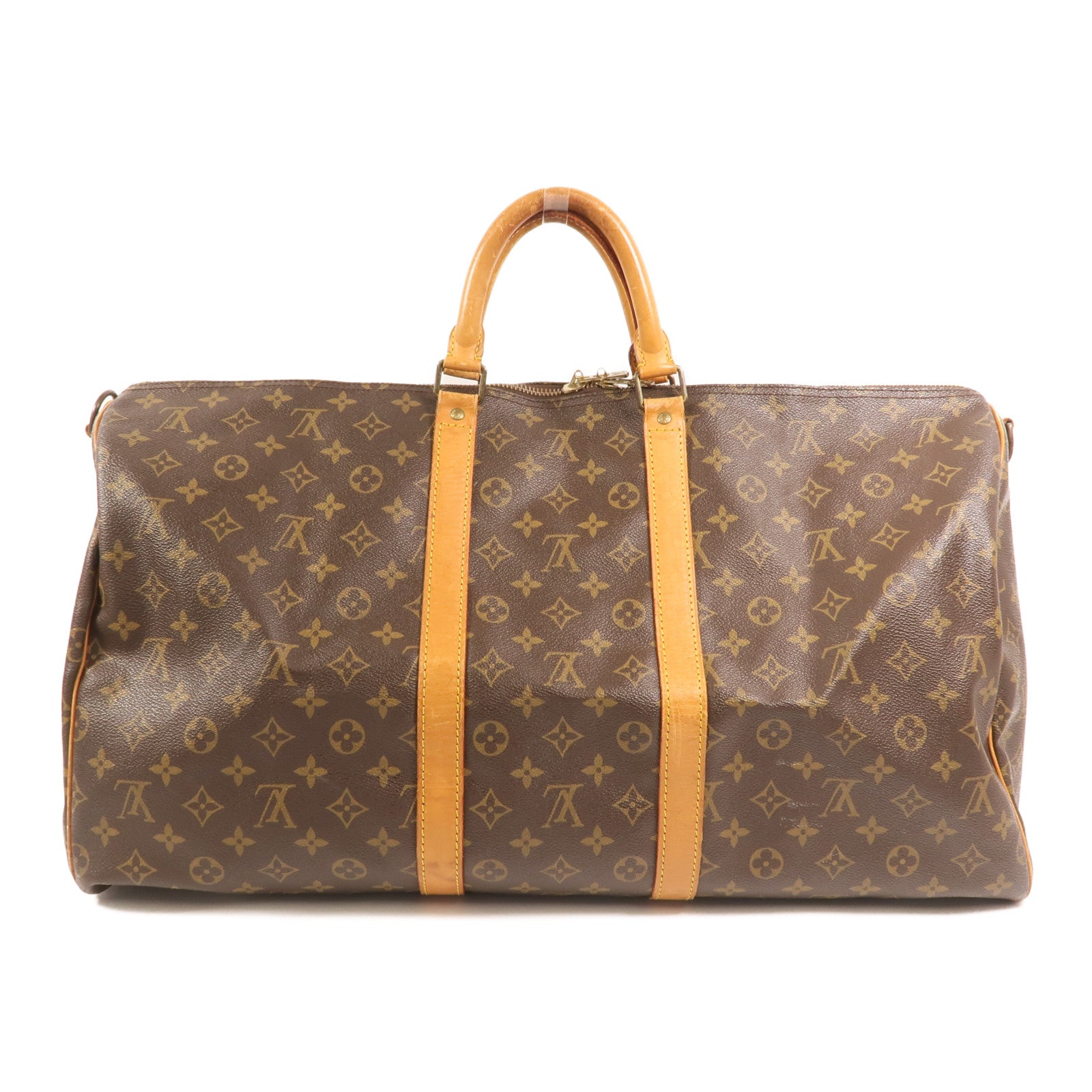 LOUIS VUITTON Keepall M41424 2-Way Bag Coated Canvas 2