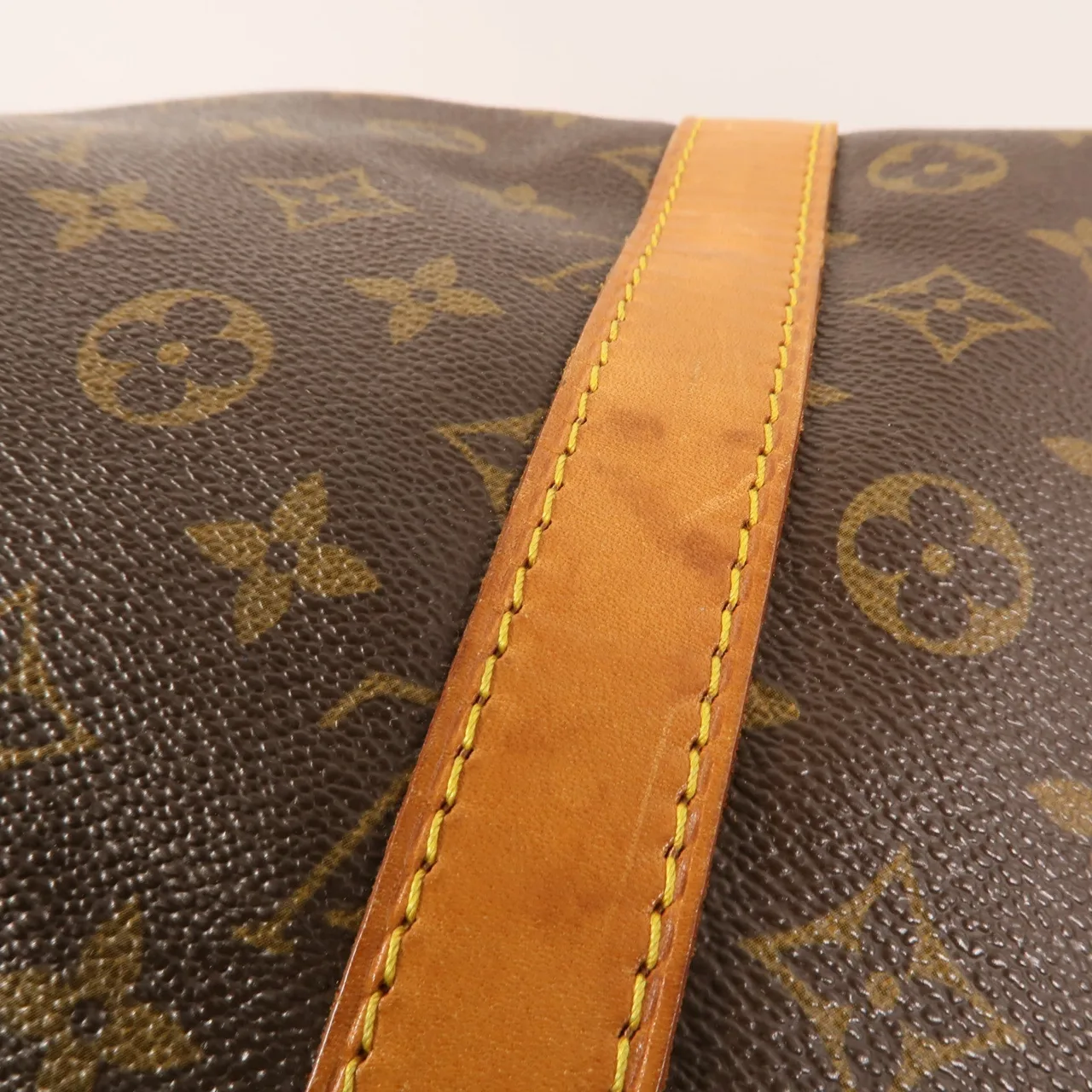 LOUIS VUITTON Keepall M41424 2-Way Bag Coated Canvas 棕色 Coated Canvas Rank B - Thumbnail 10