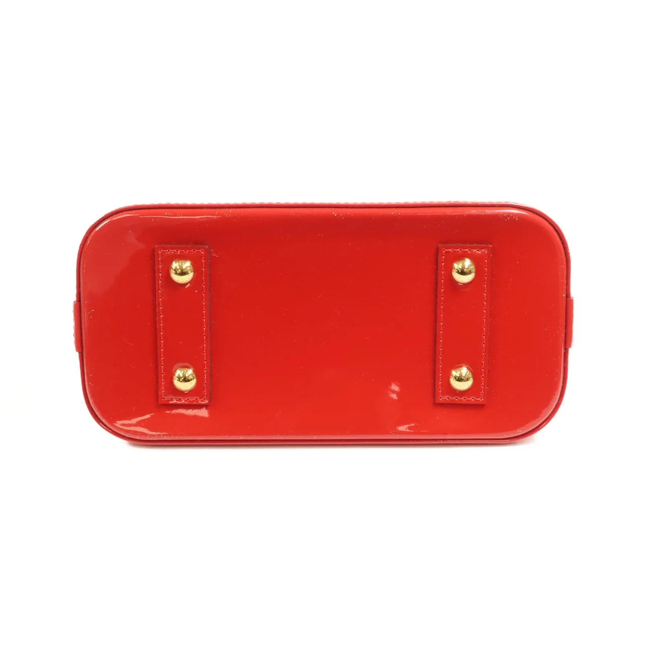 LOUIS VUITTON Alma M91606 2-Way Bag Leather 紅色 / Red Leather Rank A - Thumbnail 4