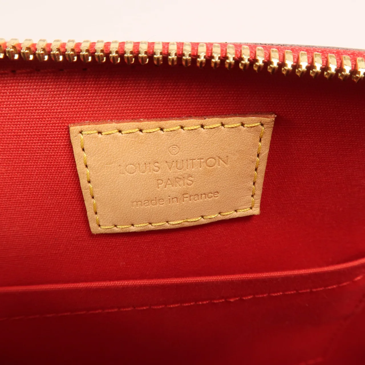 LOUIS VUITTON Alma M91606 2-Way Bag Leather 紅色 / Red Leather Rank A - Thumbnail 6