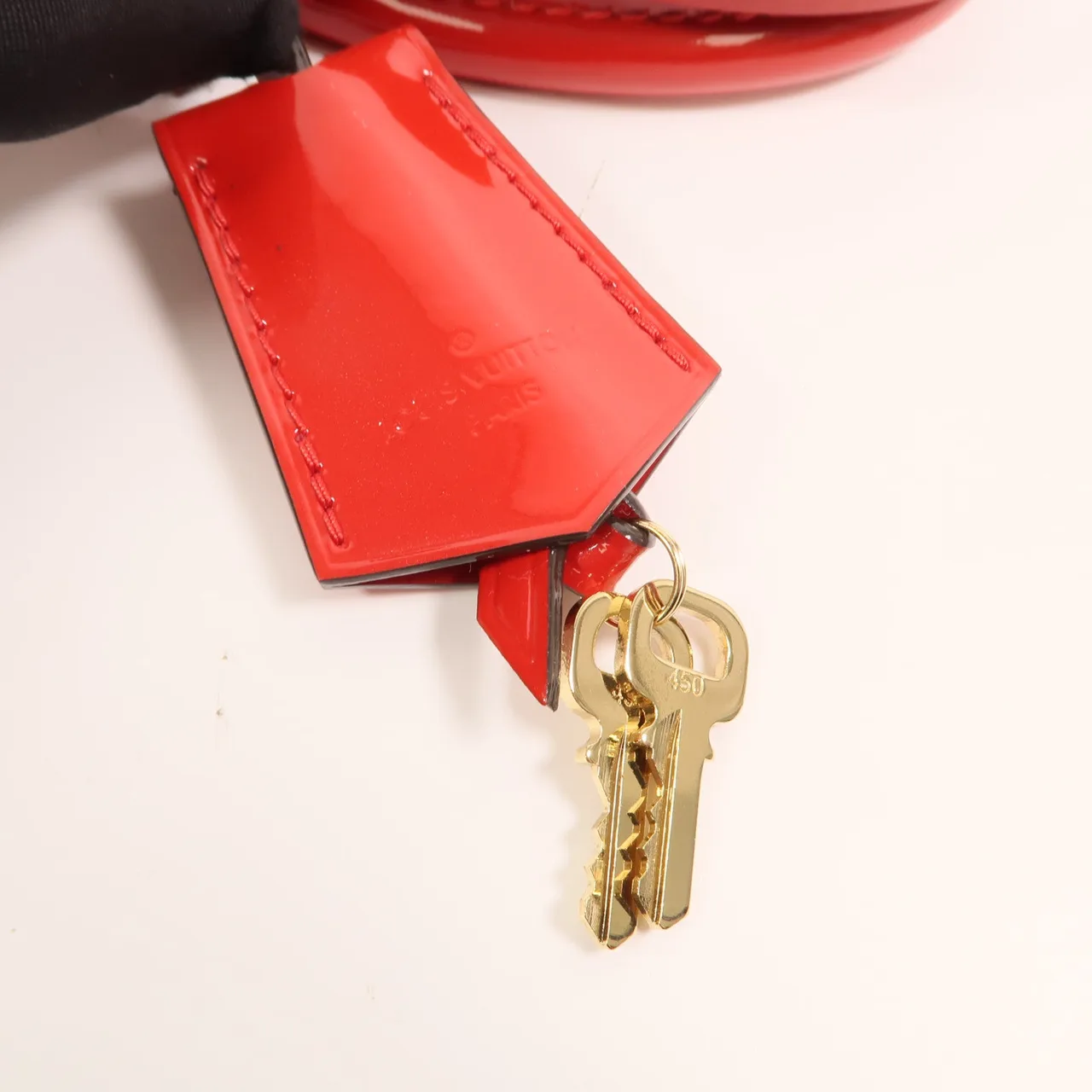 LOUIS VUITTON Alma M91606 2-Way Bag Leather 紅色 / Red Leather Rank A - Thumbnail 13