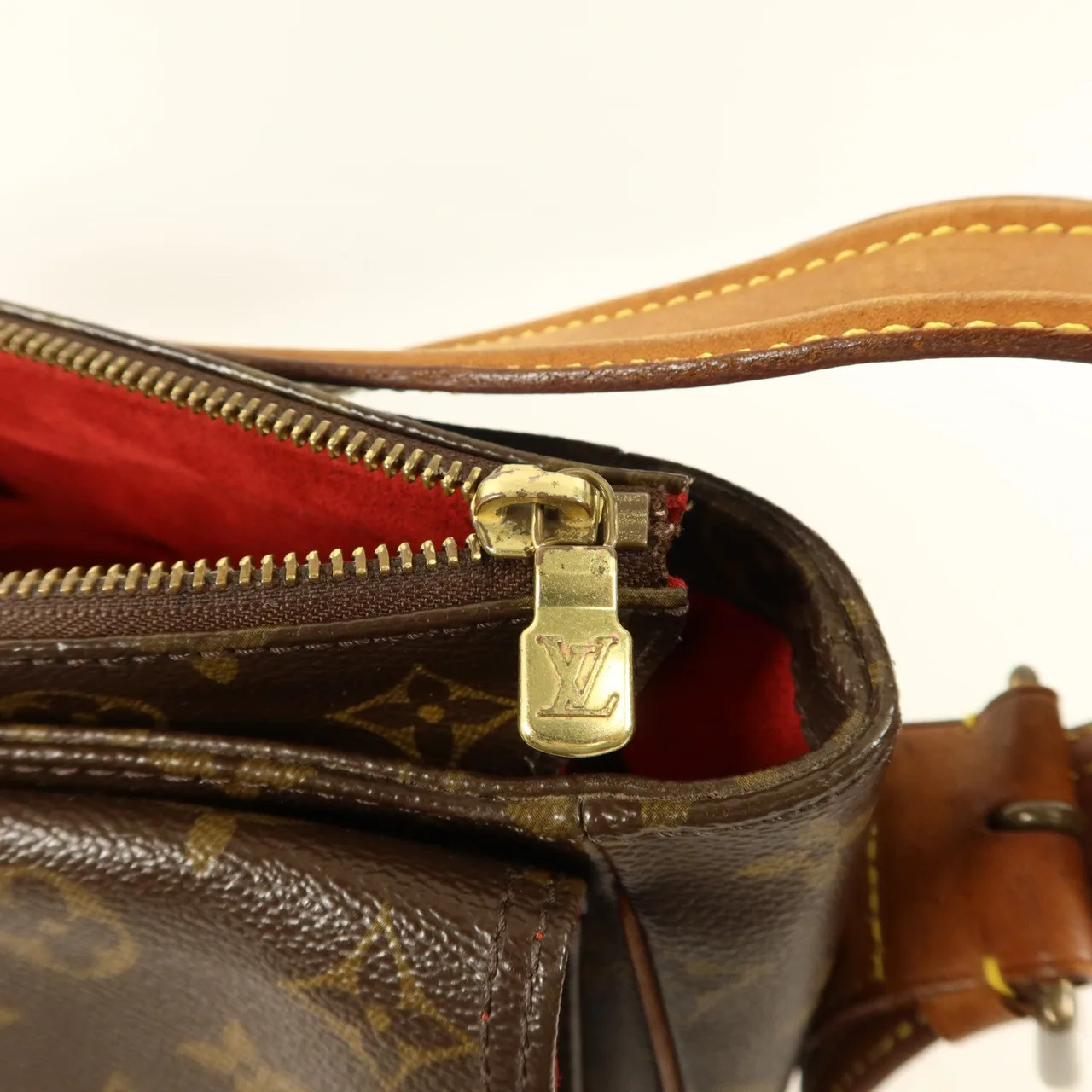 LOUIS VUITTON Viva Cite M51163 Shoulder Bag Coated Canvas 棕色 Coated Canvas Rank B - Thumbnail 9