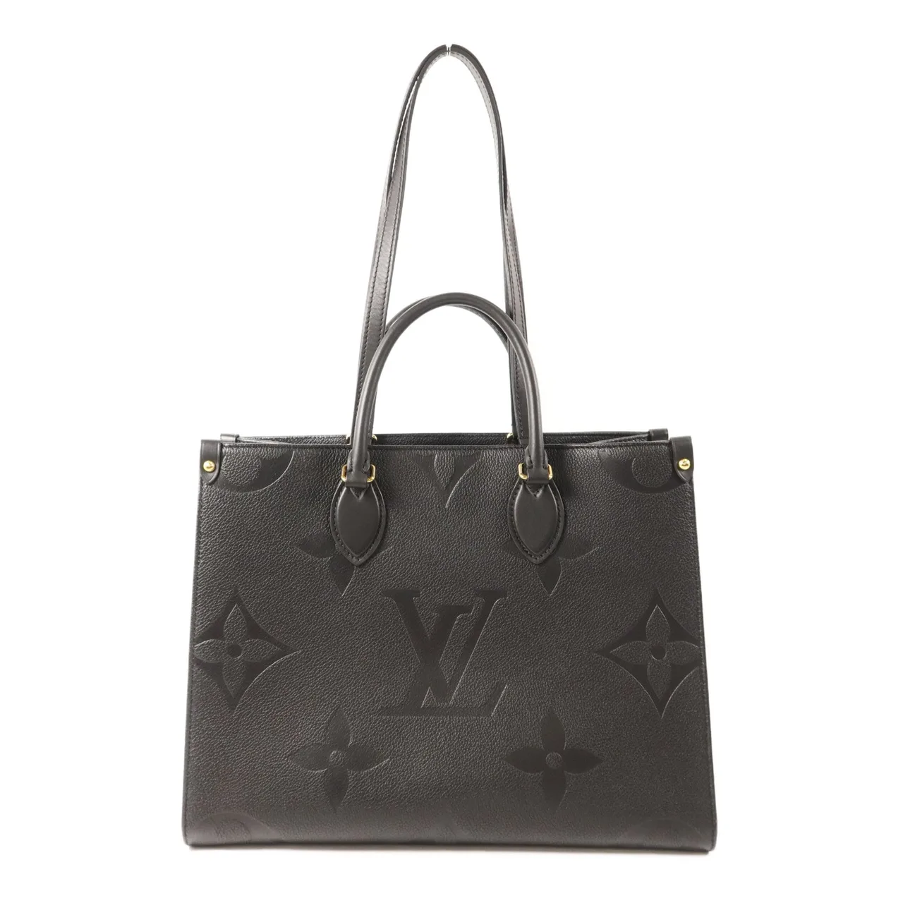 LOUIS VUITTON OnTheGo M45595 兩用包 牛皮 黑色