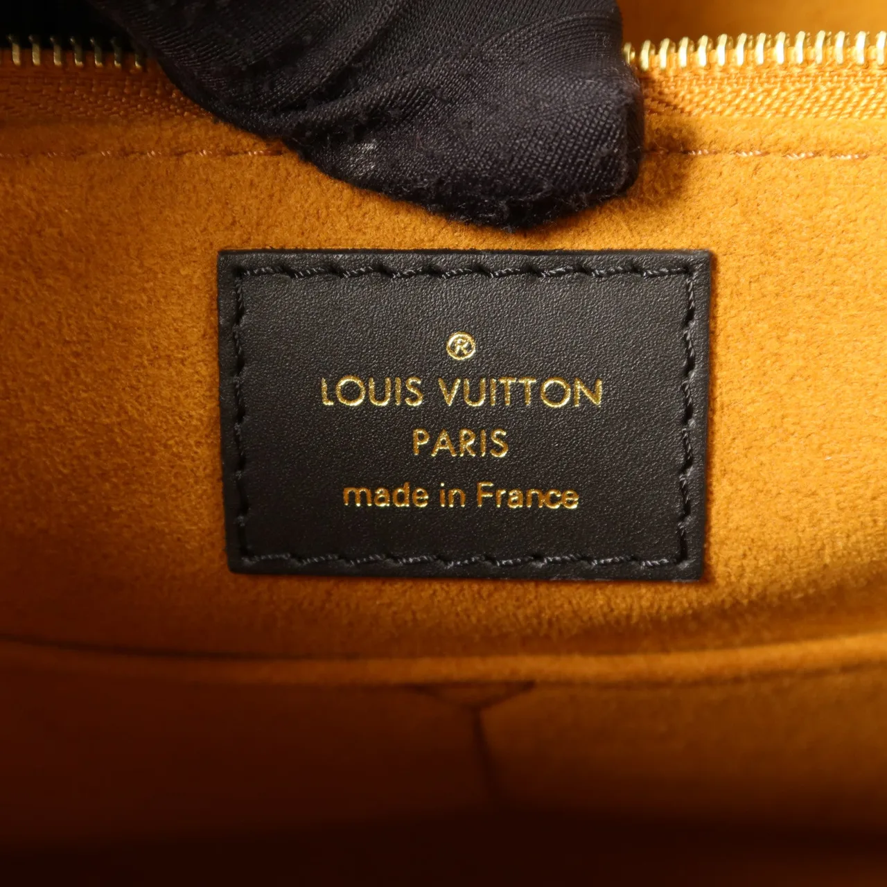 LOUIS VUITTON OnTheGo M45595 2-Way Bag Calfskin 黑色 Calfskin Rank A - Thumbnail 6