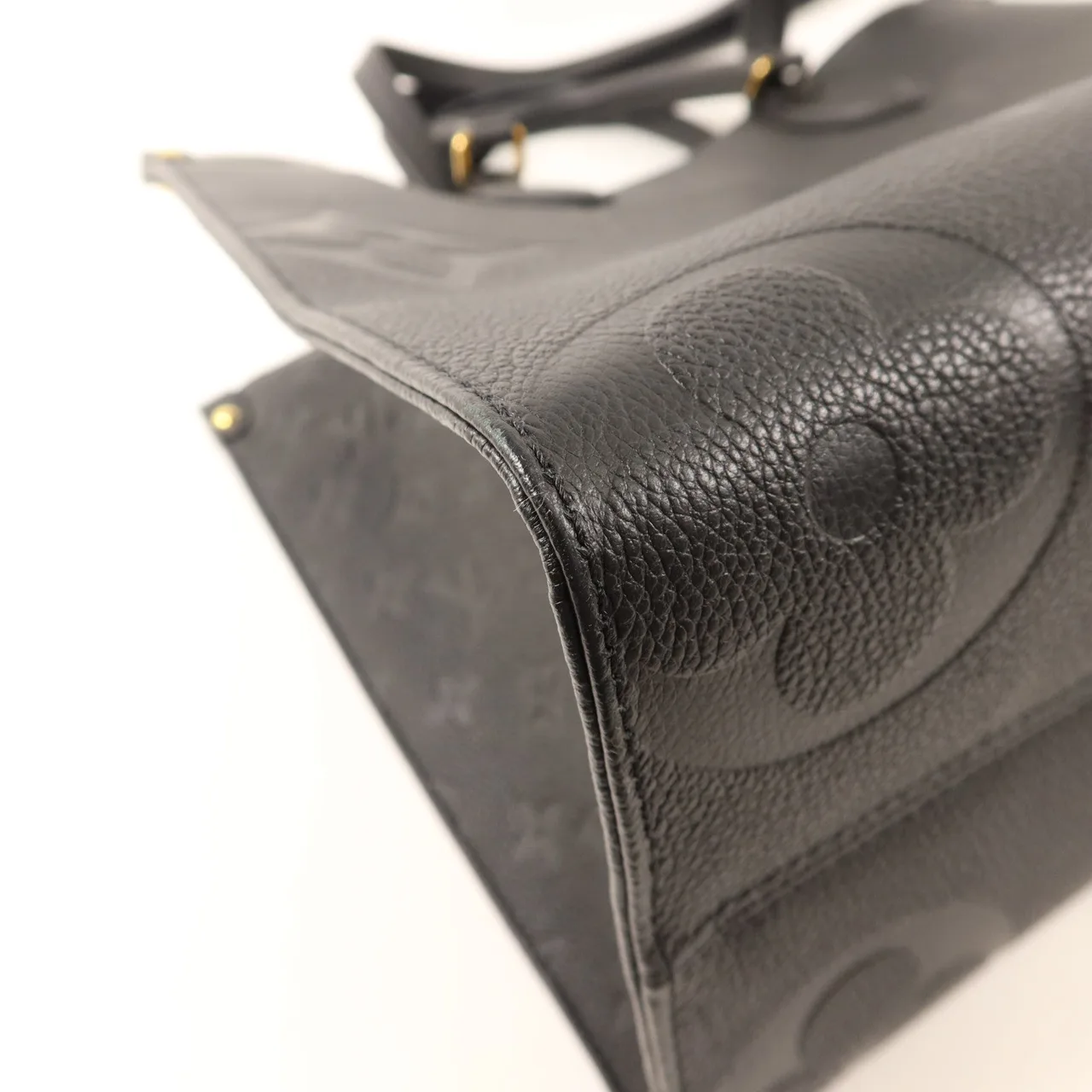 LOUIS VUITTON OnTheGo M45595 2-Way Bag Calfskin 黑色 Calfskin Rank A - Thumbnail 12