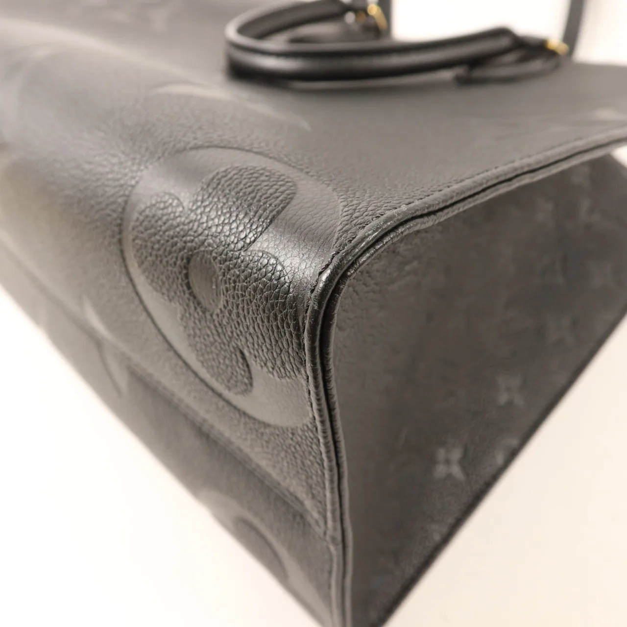 LOUIS VUITTON OnTheGo M45595 2-Way Bag Calfskin 黑色 Calfskin Rank A - Thumbnail 13