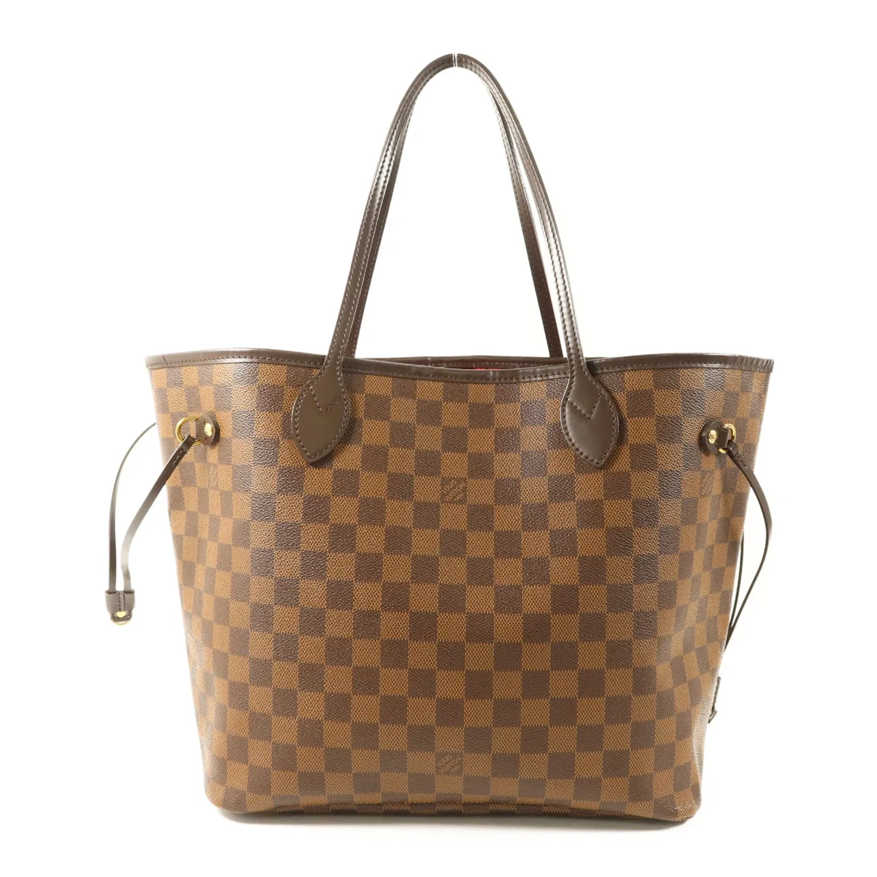 LOUIS VUITTON Neverfull N41358 托特包 塗層帆布 棕色 / Brown