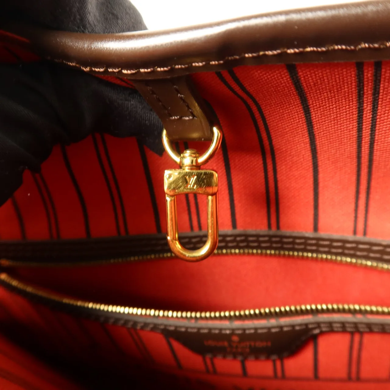 LOUIS VUITTON Neverfull N41358 Tote Bag Coated Canvas 棕色 / Brown Coated Canvas Rank A - Thumbnail 9