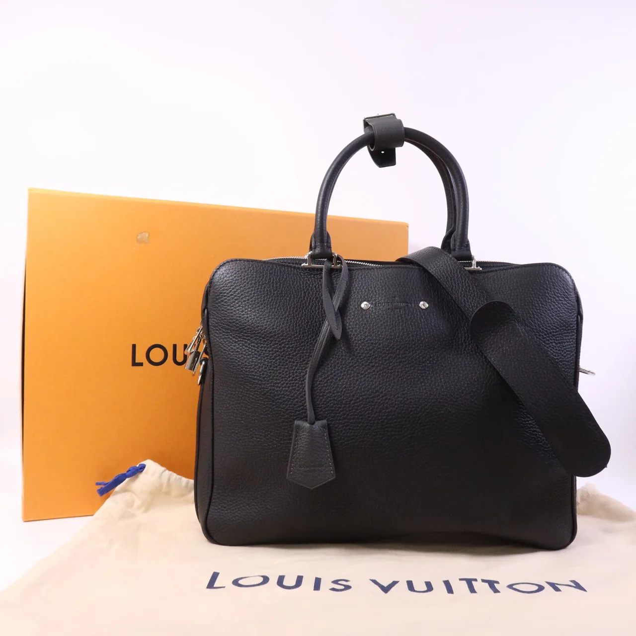 LOUIS VUITTON Armand M54381 Shoulder Bag Calfskin 黑色 / Black Calfskin Rank A - Thumbnail 12