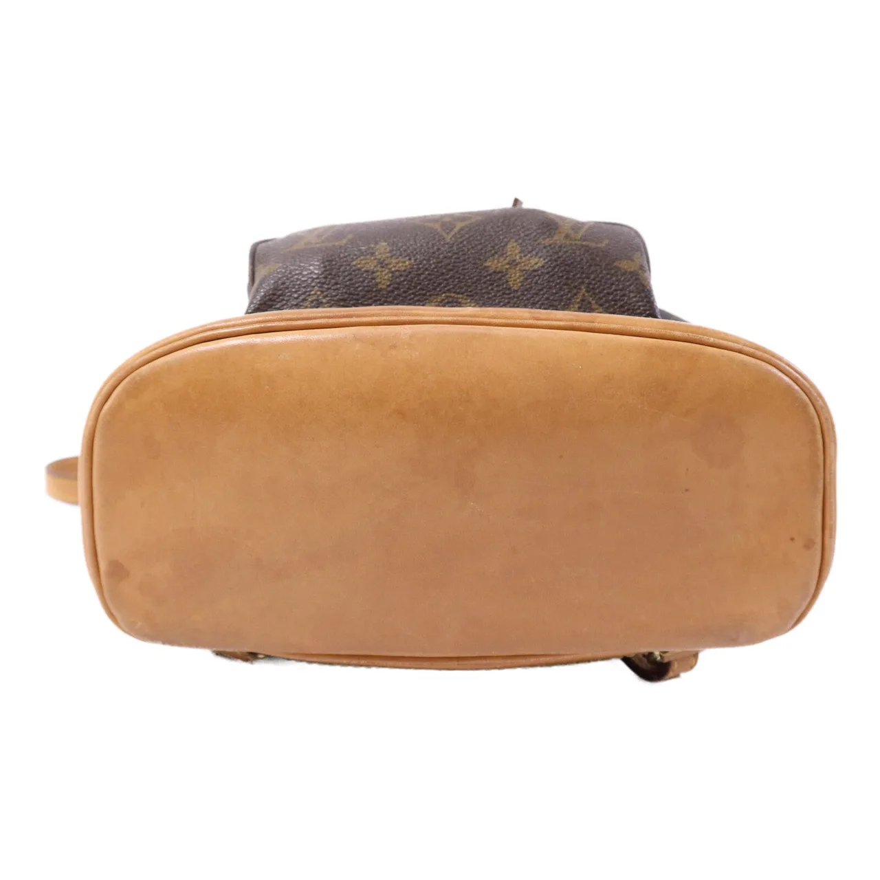 LOUIS VUITTON Montsouris M51136 背包 塗層帆布 棕色 / Brown 塗層帆布 中古品B - 縮圖 4