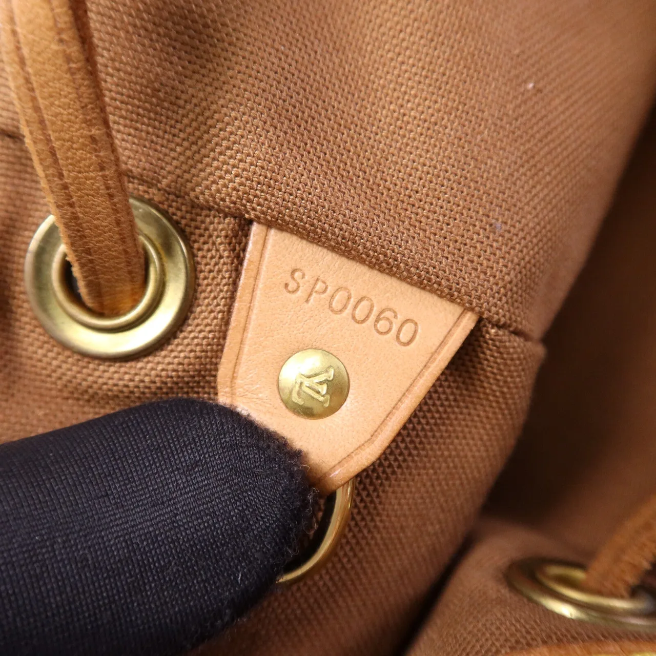 LOUIS VUITTON Montsouris M51136 背包 塗層帆布 棕色 / Brown 塗層帆布 中古品B - 縮圖 7