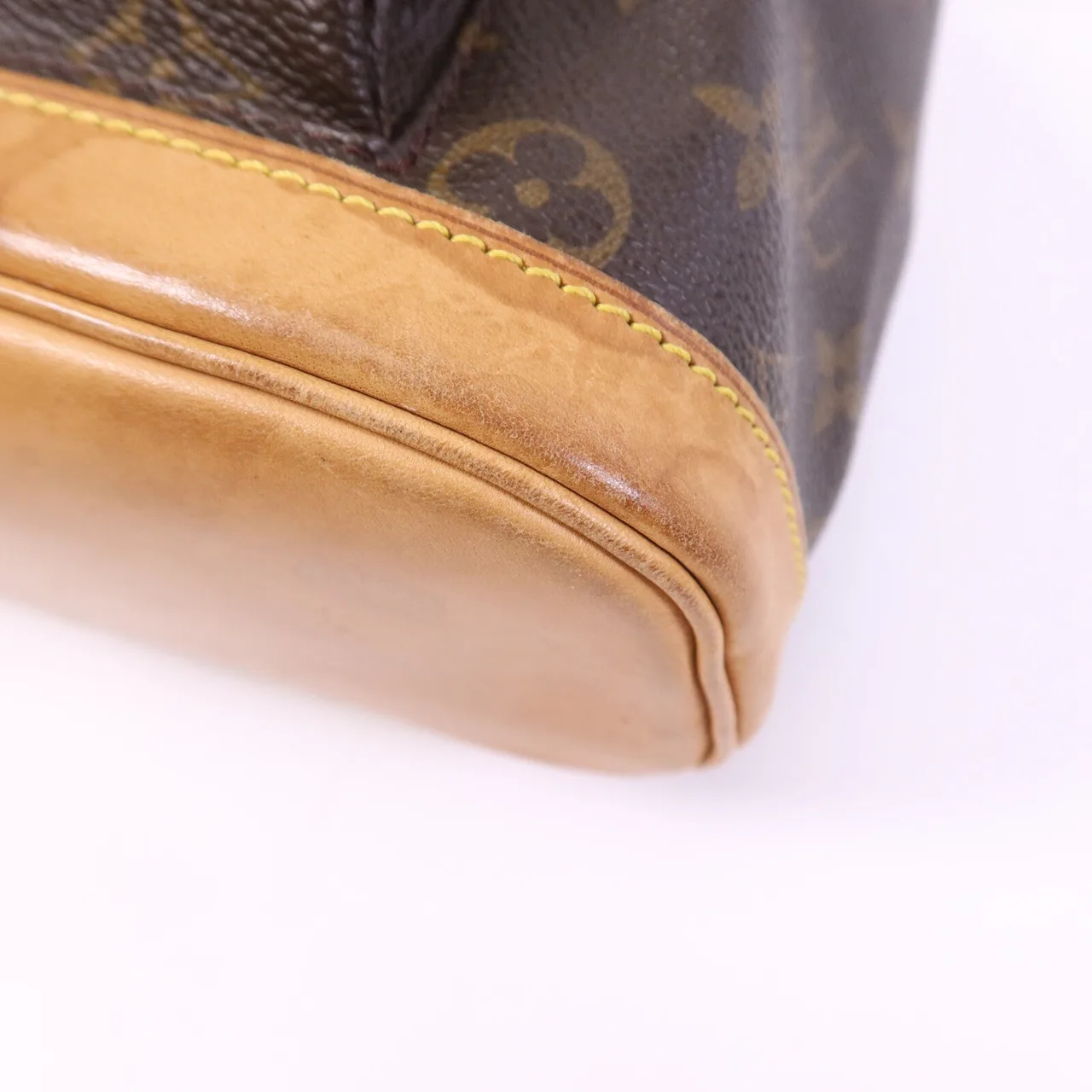 LOUIS VUITTON Montsouris M51136 背包 塗層帆布 棕色 / Brown 塗層帆布 中古品B - 縮圖 9