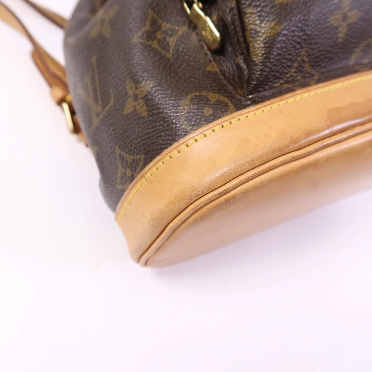 LOUIS VUITTON Montsouris M51136 背包 塗層帆布 棕色 / Brown 塗層帆布 中古品B - 縮圖 10