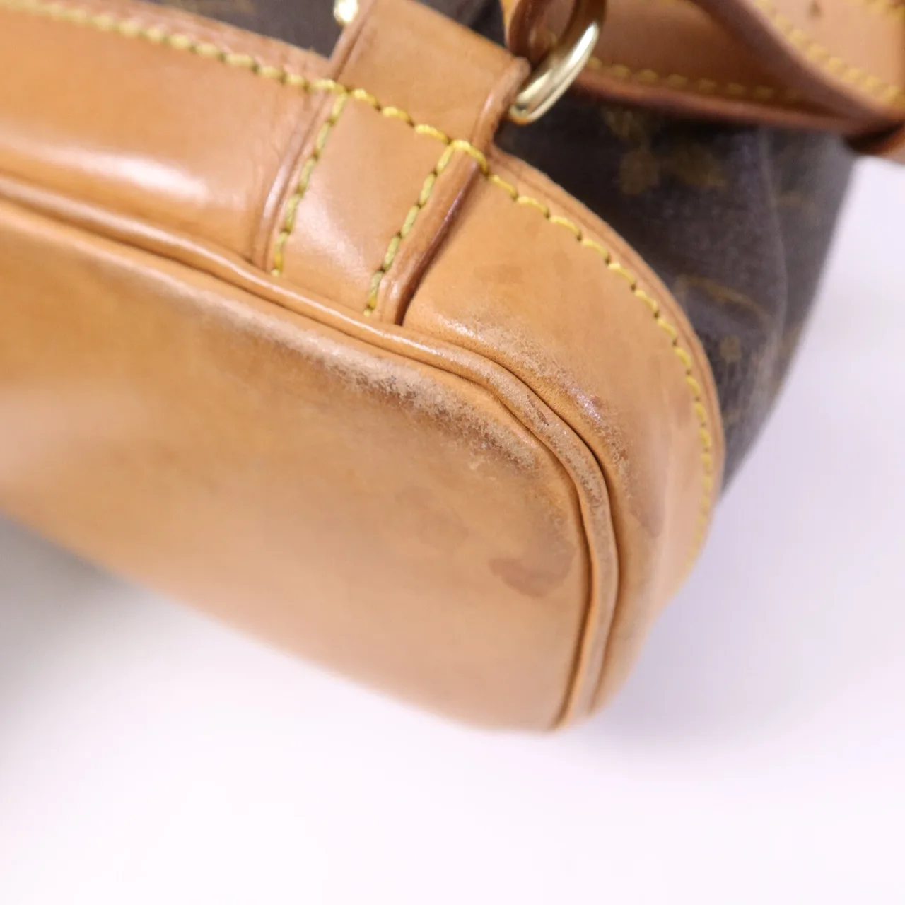 LOUIS VUITTON Montsouris M51136 背包 塗層帆布 棕色 / Brown 塗層帆布 中古品B - 縮圖 11