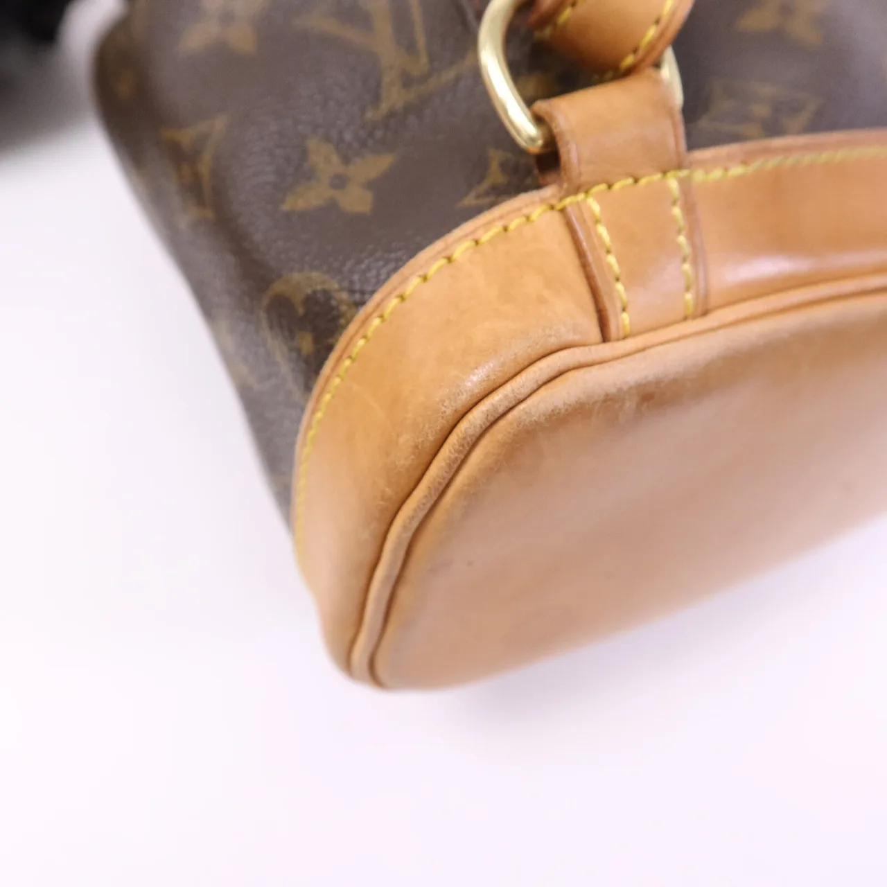 LOUIS VUITTON Montsouris M51136 背包 塗層帆布 棕色 / Brown 塗層帆布 中古品B - 縮圖 12